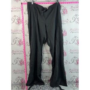 Mentality MOBB scrub pants grey Black Drawstring Wide-Leg Pants medical work